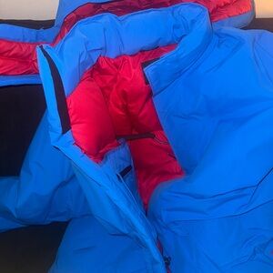 Blue and Red Winter Jacket.  Marmot.  Brand new!!!!! Black Friday price.